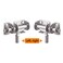 kaileyouxiangongsi Mini Sliding Bolt Gate Latch 26 Inch Heavy Duty Stainless Steel Barrel Bolt 2 Pack OLT with Padlock Hole Interior Door Latches 2 Pack