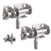 kaileyouxiangongsi Mini Sliding Bolt Gate Latch 26 Inch Heavy Duty Stainless Steel Barrel Bolt 2 Pack OLT with Padlock Hole Interior Door Latches 2 Pack