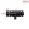 MY MIRONEY Black Barrel Bolt Latch Aluminum Alloy Slide Bolt Latch 2 Inch Door Latch Security Sliding Lock with Screws Pack of 4