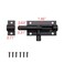 MY MIRONEY Black Barrel Bolt Latch Aluminum Alloy Slide Bolt Latch 2 Inch Door Latch Security Sliding Lock with Screws Pack of 4