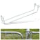 HTJYMY Over Throw Wire Arm Top Gate Latch Chain Link Wire Arm Throw Over Latch Chain Silver Overall Length 135 Fits for Residential gate Frames Constructed of Either 118 OD or 138 OD Tube