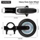SANKINS Gate Helper Wheel for Supporting Metal Swing Gates with 158 Thru 2 Gate Frames 6 Gate Support Wheel Prevent Gate from Dragging for Chain Link Fence Black