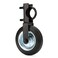 SANKINS Gate Helper Wheel for Supporting Metal Swing Gates with 158 Thru 2 Gate Frames 6 Gate Support Wheel Prevent Gate from Dragging for Chain Link Fence Black