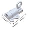 kaileyouxiangongsi SelfClosing Latch Spring Door Lock Door Latch Security Automatic Window Gate Lock Spring Load Bolt Latch White