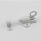 kaileyouxiangongsi SelfClosing Latch Spring Door Lock Door Latch Security Automatic Window Gate Lock Spring Load Bolt Latch White