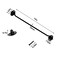 TalyRob 12 Privacy Hook and Eye LatchHeavy Duty Stainless Steel Barn Door Hook for Sliding DoorGarageWindowCabinBathroomClosetBedroom Black2 Pack