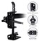 WellMade Thumb Gate Latch Heavy DutySelf Locking Door Latches and 9 Handle KitSteel Gate Lock Hardware for WoodenVinyl Fence Swing Outdoor GateBlack with Screw
