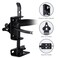 WellMade Thumb Gate Latch Heavy DutySelf Locking Door Latches and 9 Handle KitSteel Gate Lock Hardware for WoodenVinyl Fence Swing Outdoor GateBlack with Screw