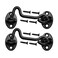 Klurent 4 Barn Door Latch Door Lock Hardware Sliding Door Lock Eye Hook Latch with Screws RustResistant Metal Gate Latch2 Pack