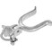 Jake Sales 138 x 238 212 Chain Link Fence Gate Fork Latch Commercial Heavy Duty Malleable Galvanized Gate Latch with Hole for Padlock