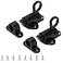 kaileyouxiangongsi SelfClosing Latch Spring Door Lock Door Latch Security Automatic Window Gate Lock Spring Load Bolt Latch Black