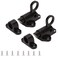 kaileyouxiangongsi SelfClosing Latch Spring Door Lock Door Latch Security Automatic Window Gate Lock Spring Load Bolt Latch Black