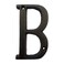 BetLight 51 Inch High Cast Iron House Letter Solid Home Address Letter Elegant Black Brown Finished Matching Perfect with 55 Inch House Numbers Letter B