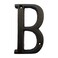 BetLight 51 Inch High Cast Iron House Letter Solid Home Address Letter Elegant Black Brown Finished Matching Perfect with 55 Inch House Numbers Letter B