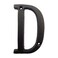 BetLight 51 Inch High Cast Iron House Letter Solid Home Address Letter Elegant Black Brown Finished Matching Perfect with 55 Inch House Numbers Letter D