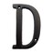 BetLight 51 Inch High Cast Iron House Letter Solid Home Address Letter Elegant Black Brown Finished Matching Perfect with 55 Inch House Numbers Letter D