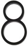 HILLMAN Distinctions Distinctions 843198 Black Floating Mount 5Inch House Number 8