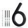 YIPLED Floating House Number 6 6 Inch Modern House Numbers for Home Mailbox Street Black