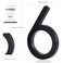 YIPLED Floating House Number 6 6 Inch Modern House Numbers for Home Mailbox Street Black