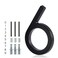 YIPLED Floating House Number 6 6 Inch Modern House Numbers for Home Mailbox Street Black