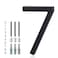 YIPLED Floating House Number 7 6 Inch Modern House Numbers for Home Mailbox Street Black