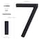 YIPLED Floating House Number 7 6 Inch Modern House Numbers for Home Mailbox Street Black
