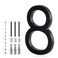YIPLED Floating House Number 8 6 Inch Modern House Numbers for Home Mailbox Street Black