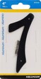 Hillman HIllman 841630 4Inch NailOn Black Die Cast Aluminum House Number 7