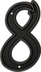 Hillman HIllman 844048 6Inch Plastic House Number 8