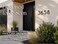 NACH Floating House Numbers 8 inch Aluminum Black House Numbers for Outside Number 1 Door Numbers with Mounting Hardware