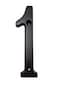 QCAA Traditional Heavy Forged Brass House Number 6 1 US10B Oil Rubbed Bronze 1 Pack Made in Taiwan