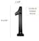QCAA Traditional Heavy Forged Brass House Number 6 1 US10B Oil Rubbed Bronze 1 Pack Made in Taiwan