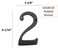 QCAA Traditional Heavy Forged Brass House Number 6 2 US10B Oil Rubbed Bronze 1 Pack Made in Taiwan