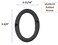QCAA Traditional Heavy Solid Brass House Number 0 4 Venetian Bronze 1 Pack