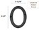 QCAA Traditional Heavy Solid Brass House Number 0 4 Venetian Bronze 1 Pack