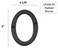 QCAA Traditional Heavy Solid Brass House Number 0 6 Venetian Bronze 1 Pack Made in Taiwan