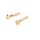 SKANDH Skandh Solid Brass 4 inch Yellow House Address Numbers 69 Polished Brass Lacquered
