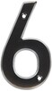 Hy-Ko HyKo 4 High Premium Metal House Number Modern Raised Numbers for Exterior House Durable Convenient Marking for Home Address with Included Mounting Hardware for Simple Installation