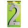 Hy-Ko HyKo 6 Classic Reflective Plastic House Number Modern Raised Numbers for Exterior House Durable Convenient Marking for Home Address with Included Mounting Hardware for Simple Installation