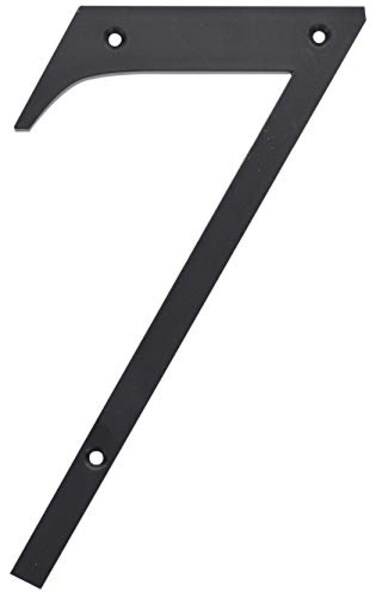 Hillman 847381 Black House Number 7 6Inch Nail Plastic