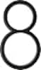 HILLMAN Distinctions Distinctions Floating House Number 8 Black 5 Zinc DieCast Address Number for Front Door Mailbox Wall and Exterior House Address Display Flush or Floating Mount Hardware Included