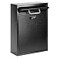 KYODOLED Steel Combination Lock Mail Boxes Outdoor Locking Wall Mount Mailbox Security Lock Drop Box Collection Boxes 162H x 112L x 46W Inches Black X Large