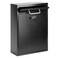 KYODOLED Steel Combination Lock Mail Boxes Outdoor Locking Wall Mount Mailbox Security Lock Drop Box Collection Boxes 162H x 112L x 46W Inches Black X Large