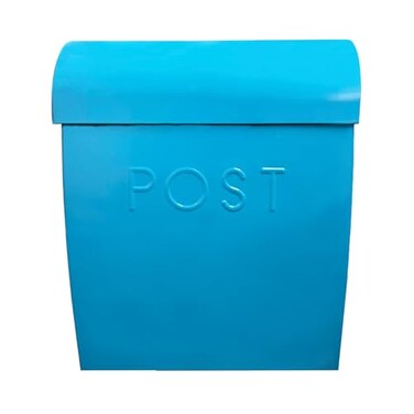 NACH Large Wall Mount Mailbox 1507 x 1244 x 539 inches Blue Mailboxes for Outside Wall Mount Waterproof The Sylvia Mailbox