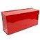 NACH Red Envelope Wall Mount Mailbox Rust Resistant Metal Mailbox Red Mailbox Wall Mount Mailboxes for Outside Wall Mount Outdoor Mailboxes Wall Mailbox 141 x 35 x 6 Inches MB6915RED
