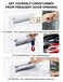 flybold Drop Slot Safes Key Drop Box Mail Slots for Walls Tall Wall Safe Dual Access Dropbox has Tubular Key Locking Anti Fishing Baffle Serves as Mail Catcher Mailbox and Mounted Drop Box Deposit