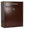 KYODOLED Steel Key Lock Mail Boxes Outdoor Locking Wall Mount Mailbox Security Lock Drop Box Collection Boxes for Home Office or School162H x 112L x 46W Inches Bronze X Large