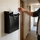 KYODOLED Wall Mount Mailbox for Outside Combination Lock Large Black