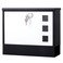 Jssmst Locking Mailbox Wall Mounted Vertical mailboxes with Key Lock and Newspaper Compartment Key Lock Drop Box Large Capacity 143 x 38 x 118 Inch WhiteSMHPB911WN