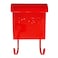 NACH Mailboxes for Outside Wall Mount 12 x 112 x 45 inch Red Wall Mounted Mailbox Waterproof Mailbox with Outdoor Newspaper Holder The Euro Mailbox